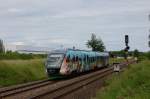 VT 06 der Vogtlandbahn am 31.05.2009 am ESiG Schwarzenfeld.