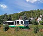 654 040 (VT40) als VBG83117 in Zwota, 30.8.09.