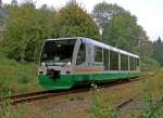 654 045 (VT45) als VBG83146 in Klingenthal, 16.9.09.