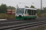  VT 44 der Vogtlandbahn von Zwickau Zentrum unterwegs nach Sokolov.Aufgenommen am 01.10.09 bei der Aussfahrt aus Zwickau(Hbf.).