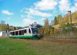 654 032 (VT32) als VBG83119 in Zwota-Zechenbach, 9.10.09.