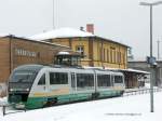 VGB Desiro von Schwandorf nach Hof bei der Ausfahrt aus Bf.