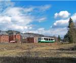 654 045 (VT45) als VBG83116 in Zwota, 6.4.010.