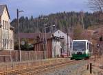 654 043 (VT43) als VBG83115 in Zwota, 6.4.010.