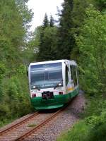 654 039 (VT39) als VBG83219 in Zwotental, 6.6.010.