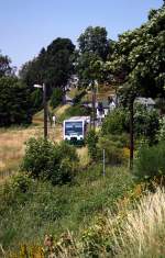 654 046 (VT46) als VBG83116 in Zwota-Zechenbach, 16.7.010.