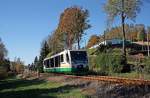 654 039 (VT39) als VBG83119 Zwickau - Graslitz in Zwota-Zechenbach, 10.10.010.