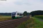 VT 20 als VBG 81124 von Regensburg Hbf nach Hof Hbf bei Oberteich, 17.09.2011