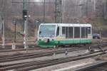 VBG VT32 aus Sokolov mit Ziel Zwickau Zentrum bei der Einfahrt in den Zwickauer Hauptbahnhof.