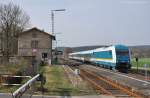 223 071 mit umgeleitetem ALX84102 am 14.04.2012 in Trabitz