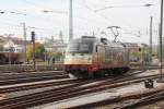 Bahnerlebnistag am 14.10.2012 auf dem Regensburger Hauptbahnhof.183 001 beim rangieren.