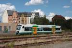 VT57 der VBG wartet als 81036 in Plauen unt.