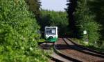 Waldeisenbahn - 

Regiosprinter VT 36 der Vogtlandbahn auf dem Weg von Hof nach Falkenstein.

Hier zwischen Reuth und Kornbach im Vogtland. Hier verluft die Strecke direkt an der Grenze Sachsen/Thringen.

23.05.2011