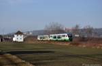 VT18 (95 80 0642 318-9 D-VBG) + VT04 (95 80 0642 304-9 D-VBG) als VBG81123 am 08.03.2013 bei Schwandorf