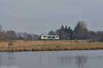 VT21 (95 80 0642 321-3 D-VBG) als VBG81122 am 29.03.2013 bei Wernberg-Kblitz