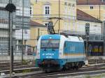 183 005 rengiert am 15.05.2014 im Regensburger Hauptbahnhof.