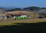 650 659 (VT 24) als WBA1 nach Plattling am 09.03.2014 bei Oberneumais.