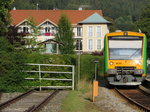 VT 15 (650 650) Waldbahn in Bodenmais am 14.08.2016.