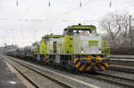 Dortmunder Eisenbahn 404 und 402 mit dem TKSE-Pendel auf dem Weg nach Dortmund-Obereving.