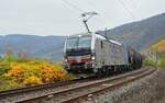 Die von Railpool an ECCO Rail vermietete 6193 170 legt sich am 16.11.2024 im Bopparder Hamm in die Kurve