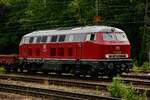 EfW 215 025-8 in Köln West, Juni 2022.