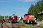 Voller Bahnhof am 20.05.2011 in Hirschau.