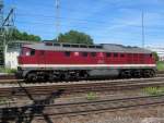 232 088-5 der EfW steht am 25. Mai 2014 im Bahnhof Weimar abgestellt.