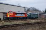 1125 und 1131 im neuen Lack in Haldensleben