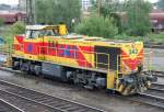 Die 543 der E&H rangiert durch Oberhausen West am 08.07.2011