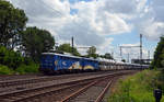 140 848 schleppte neben der Schwesterlok 140 759 auch einen BLG-Autozug am 27.06.18 durch Niederndodeleben Richtung Braunschweig.