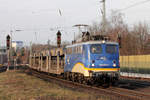 EVB 140 870-7 durchfährt Nienburg(Weser) 18.12.2018