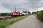 29.08.08, 410 01 von der EVB ist mit Doppelstockwagen von metronom auf dem Weg Richtung Stade und hat soeben den Bahnhof Neukloster(Kr.