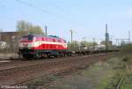 EVB 420.01 ex DB 219 001-5 in Hmb.Unterelbe am 25.04.06.