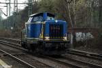 EVB  V 1252 fuhr lz am 26.02.14 durch hh-harburg