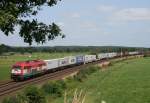 EVB 420 14 mit DGS 69092 (MWB, Hamburg-Waltershof–Bremen-Grolland) am 10.07.2013 zwischen Maschen Rbf und Jesteburg