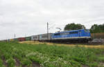 EGP mit der schicken 151 039-5 und einem Containerzug unterwegs nach Hamburg.