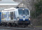 EGP 247 906 wartet am 21.03.2022 im Annschluss der Burgenland Beton GmbH in Bad Kösen auf die Abfahrt.