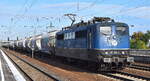 Eisenbahngesellschaft Potsdam mbH, Potsdam (EGP) mit ihrer  151 139-3  (NVR:  91 80 6151 139-3 D-EGP ) und dem Zementzug (leer) vom Zementwerk Berlin Greifswalder Str.