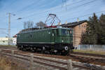 Am 24.04.2020 fuhr 142 118 von Mukran, auf Rügen, über Pasewalk nach Berlin. 