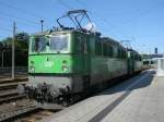 Nachdem EGP Taurus ES64U2-002 und den beiden 140er 824 und 853 nun die nchsten EGP Lok`s vor dem Kreidezug.Am 26.August 2013 kammen 142 103(zusehen) und dahinter 142 128 nach Bergen/Rgen.