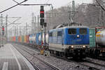 EGP 151 039-5 durchfährt Hamburg-Harburg 11.1.2017