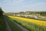 EBx 81026 von Hof Hbf nach Gera Hbf bei Feilitzsch, 04.05.2018