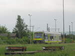 agilis 650.715 (95 80 0650 715-5 D-AGIL) am 22.05.2013 am Bw der Erfurter Bahn in Erfurt Ost.