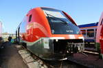 DB 641 020 am 16.09.2023 beim Tag der offenen Tür bei der Erfurter Bahn in Erfurt Ost.