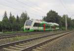 EB VT 201 (615 201-0 D-EIB) als EB 82792 von Ilmenau nach Erfurt Hbf, bei Ingersleben; 04.09.2010