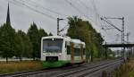 VT 014 der Unterfrankenbahn am 18.09.13 von Wrzburg kommend.