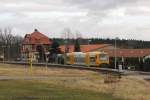 Der Bahnhof Holzdorf (b Weimar) ist der Kreuzungsbahnhof an der Ilmtalbahn.