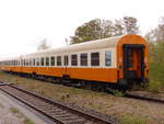 D-EBS 50 80 21-43 369-5 By im DPE 25298 aus Karsdorf, am 23.09.2018 in Naumburg (S) Ost. Der Sonderzug verkehrte zum Bahnhofsfest des Fördervereins Finnebahn in Laucha.