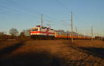 Am Abend des 16.02.19 brachte 243 822 ihren Sonderzug von Berlin zurück nach Erfurt.