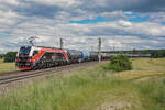 EBS 159 227 mit einem Kesselzug am 11.06.2024 in Schönbach.